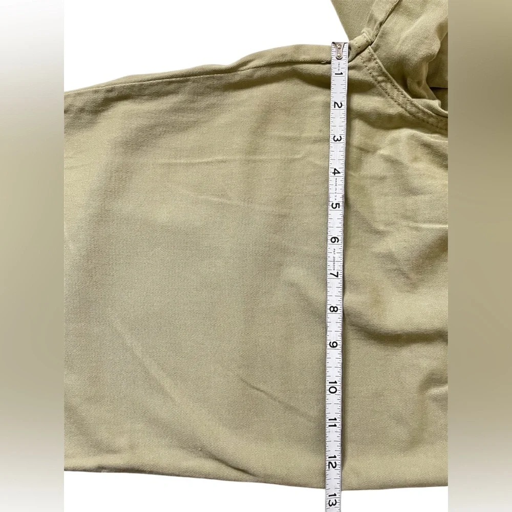 Free People green Ultra High Rise Pleated Trousers pants